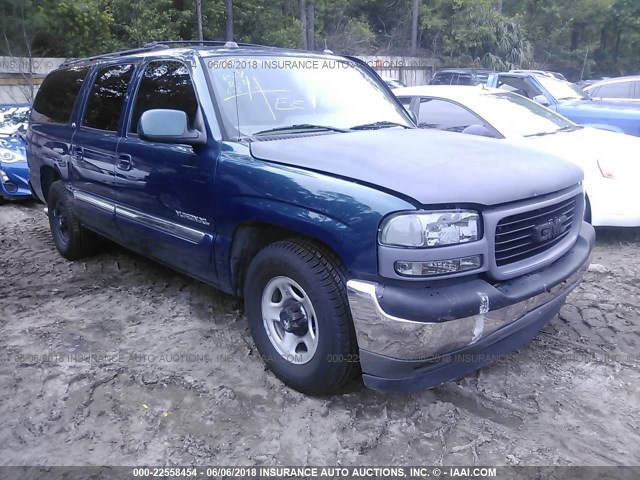 3GKEC16Z05G237989 - 2005 GMC YUKON XL C1500 BLUE photo 1