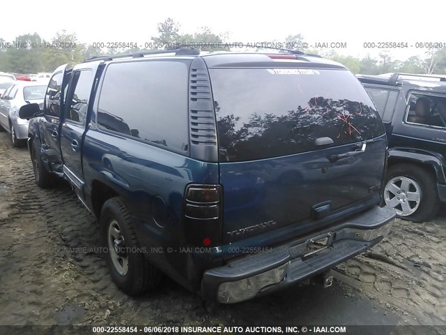 3GKEC16Z05G237989 - 2005 GMC YUKON XL C1500 BLUE photo 3