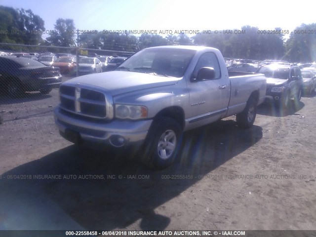 1D7HU16Z52J188990 - 2002 DODGE RAM 1500 SILVER photo 2