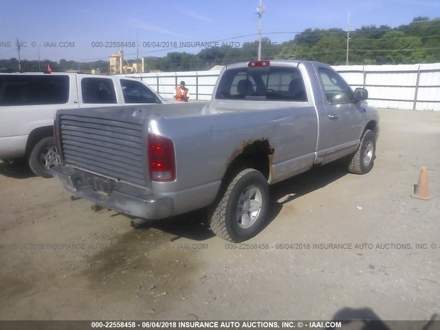 1D7HU16Z52J188990 - 2002 DODGE RAM 1500 SILVER photo 4