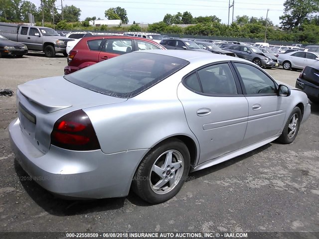 2G2WP522341157182 - 2004 PONTIAC GRAND PRIX GT SILVER photo 4