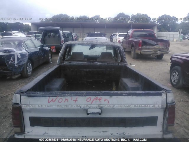 1GCCS19R2P0193308 - 1993 CHEVROLET S TRUCK S10 GRAY photo 8