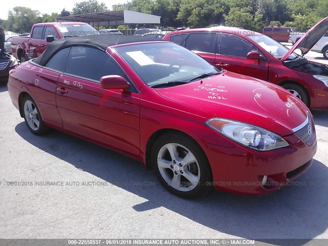 4T1FA38P46U091555 - 2006 TOYOTA CAMRY SOLARA SE/SLE წითელი ფოტო 1