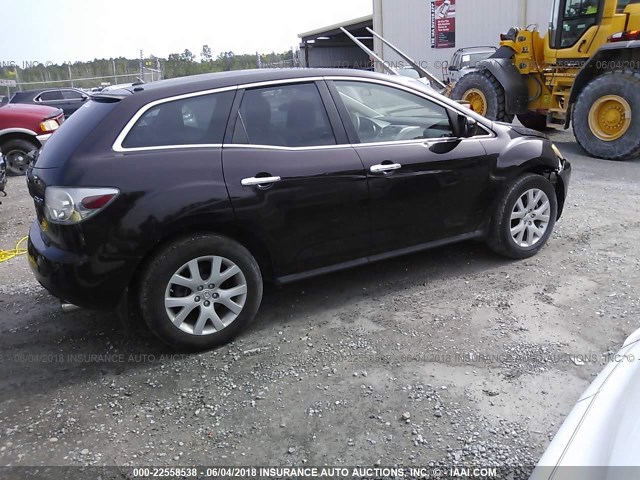 JM3ER293270157695 - 2007 MAZDA CX-7 MAROON photo 4