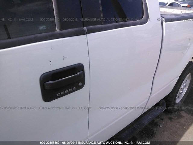 1FTFX1EF7EKE33500 - 2014 FORD F150 SUPER CAB WHITE photo 6