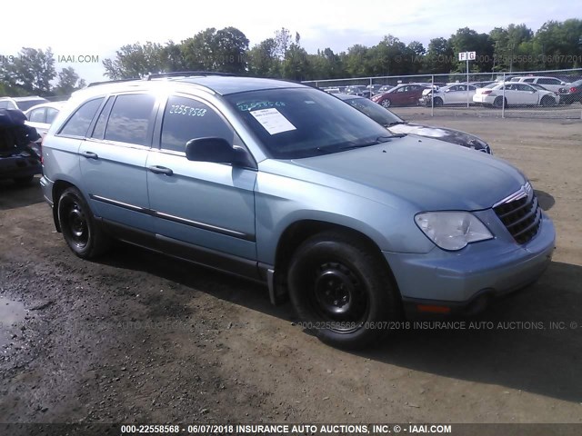 2A8GM48L38R624801 - 2008 CHRYSLER PACIFICA LX Light Blue photo 1