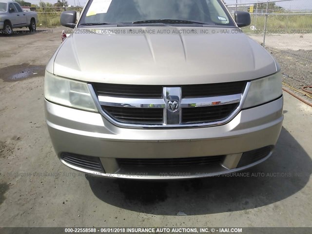 3D4GG57V89T573367 - 2009 DODGE JOURNEY SXT BEIGE photo 6