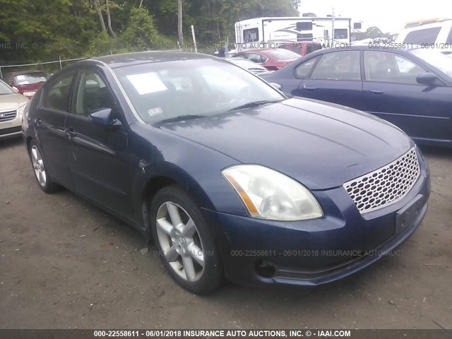 1N4BA41E96C851170 - 2006 NISSAN MAXIMA SE/SL BLUE photo 1