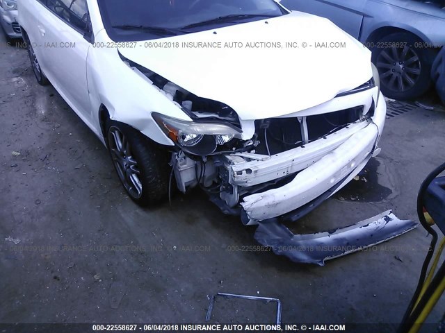 JTKDE177460126343 - 2006 TOYOTA SCION TC 白色 照片 6