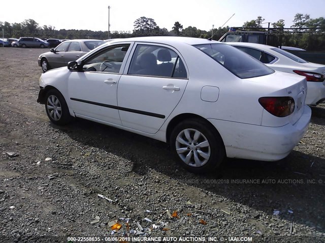 1NXBR32E73Z166999 - 2003 TOYOTA COROLLA CE/LE/S WHITE photo 3