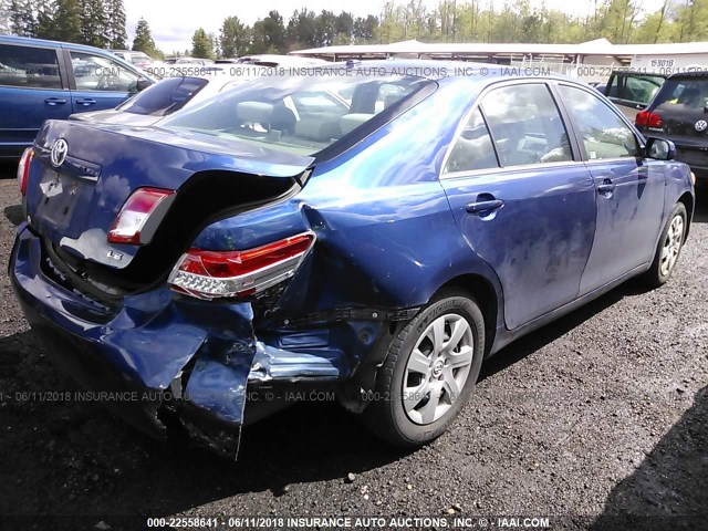 4T4BF3EK5BR125236 - 2011 TOYOTA CAMRY SE/LE/XLE 蓝色 照片 4