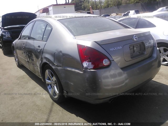 1N4BA41E15C853882 - 2005 NISSAN MAXIMA SE/SL GRAY photo 3