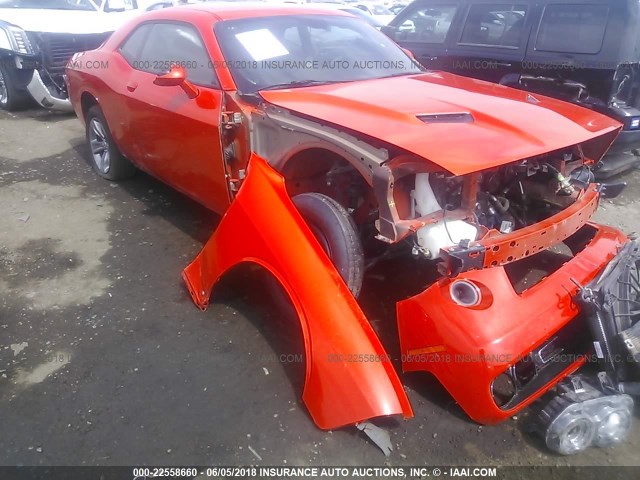 2C3CDZAG6HH502878 - 2017 DODGE CHALLENGER SXT ORANGE photo 6