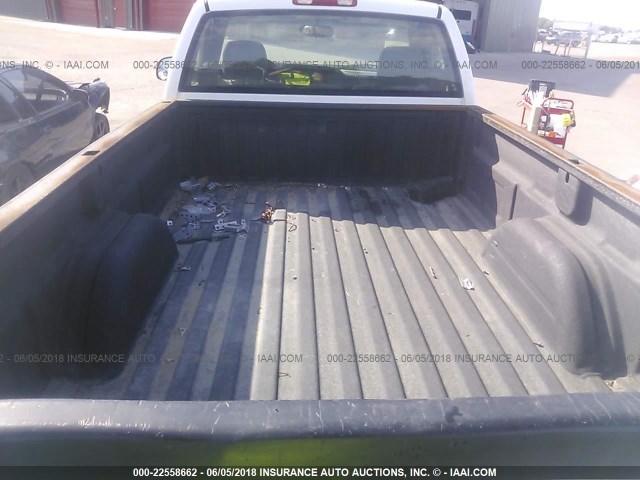 1GCEC14X27Z109544 - 2007 CHEVROLET SILVERADO C1500 CLASSIC WHITE photo 8