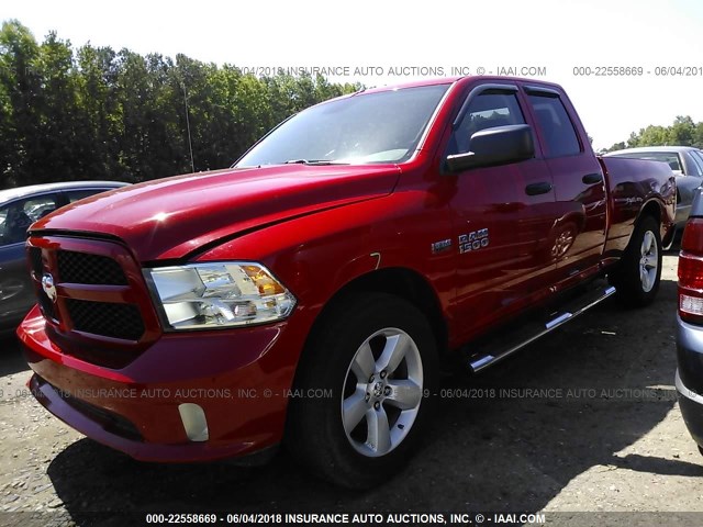 1C6RR6FT7GS209727 - 2016 RAM 1500 ST RED photo 2