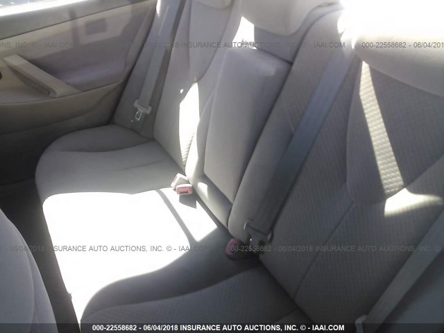 4T4BE46K78R045923 - 2008 TOYOTA CAMRY CE/LE/XLE/SE GRAY photo 8