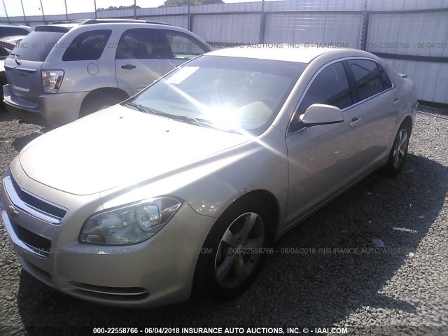 1G1ZC5E17BF103454 - 2011 CHEVROLET MALIBU 1LT 灰色 照片 2