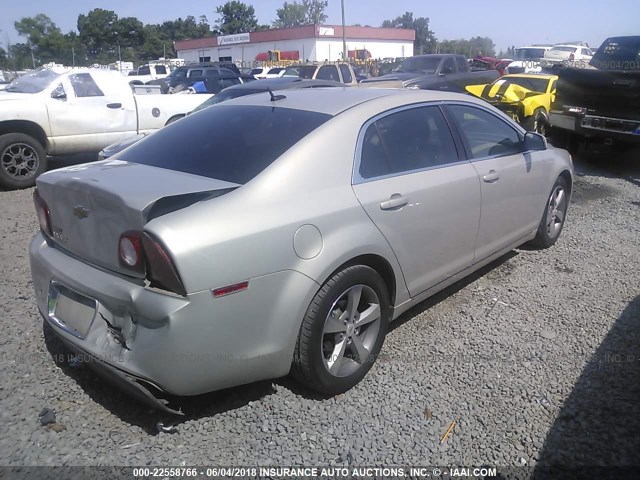 1G1ZC5E17BF103454 - 2011 CHEVROLET MALIBU 1LT 灰色 照片 4