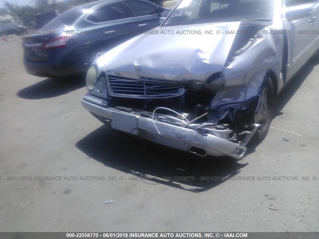 WDBJF82H1XX022366 - 1999 MERCEDES-BENZ E 320 4MATIC SILVER photo 6