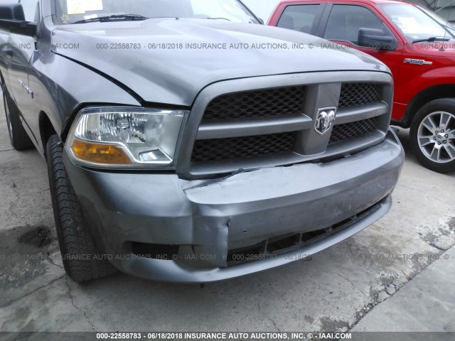 3C6JD6AT3CG156965 - 2012 DODGE RAM 1500 ST GRAY photo 6