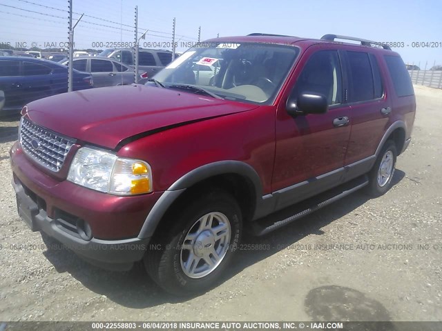 1FMZU63K53UA43138 - 2003 FORD EXPLORER XLT/XLT SPORT/NBX 红色 照片 2