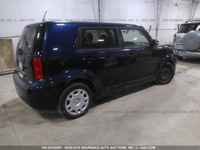 JTLKE50E581041172 - 2008 TOYOTA SCION XB ლურჯი ფოტო 4