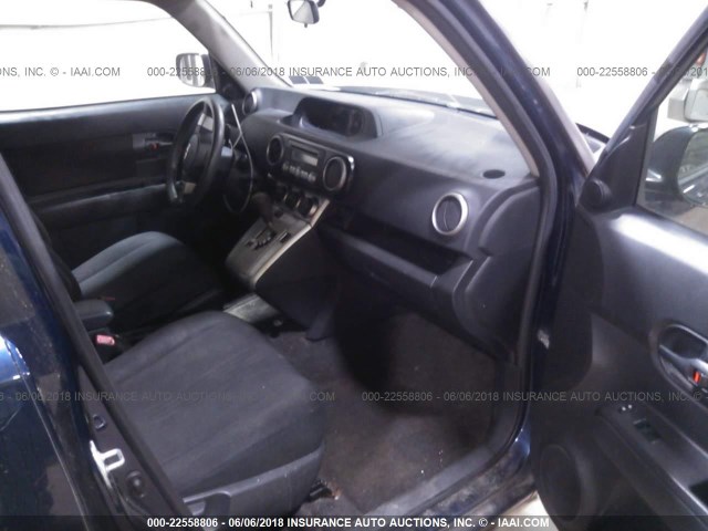 JTLKE50E581041172 - 2008 TOYOTA SCION XB ლურჯი ფოტო 5