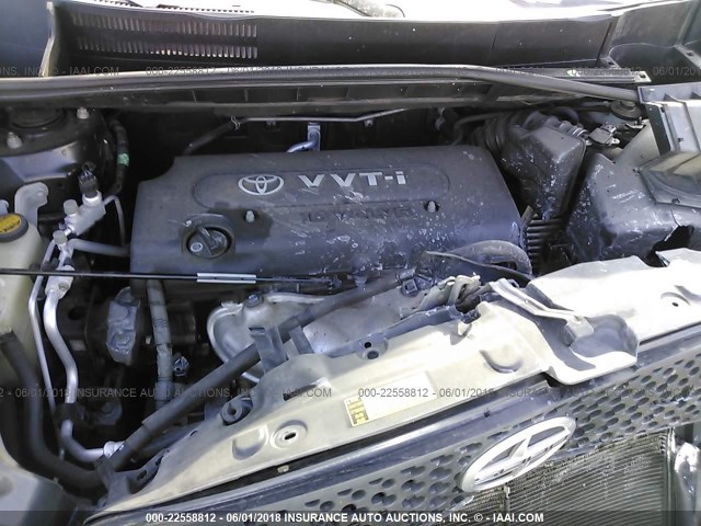 JTLKE50EX91071155 - 2009 TOYOTA SCION XB შავი ფოტო 10