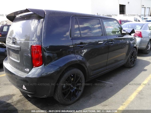 JTLKE50EX91071155 - 2009 TOYOTA SCION XB შავი ფოტო 4