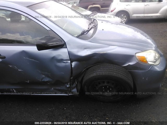 2T1KR32E37C640051 - 2007 TOYOTA COROLLA MATRIX XR BLUE photo 6