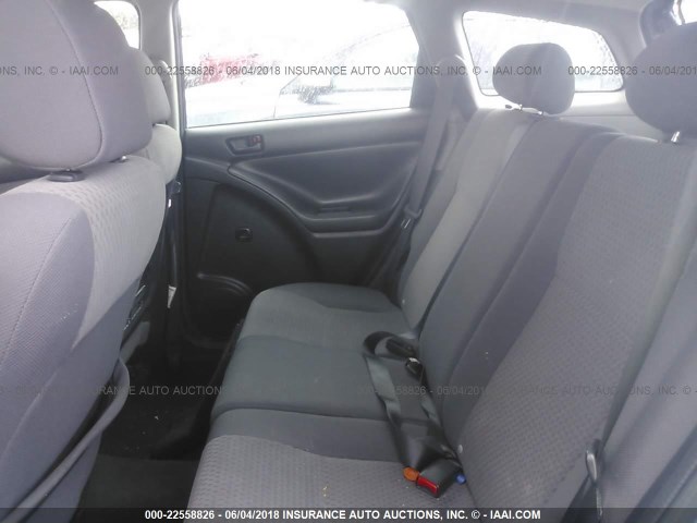 2T1KR32E37C640051 - 2007 TOYOTA COROLLA MATRIX XR BLUE photo 8