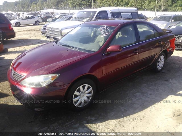 4T1BE32K96U118247 - 2006 TOYOTA CAMRY LE/XLE/SE ბურგუნდია ფოტო 2