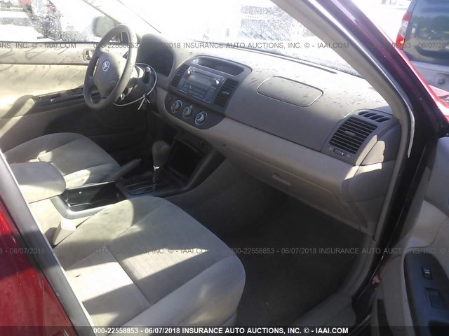 4T1BE32K96U118247 - 2006 TOYOTA CAMRY LE/XLE/SE ბურგუნდია ფოტო 5