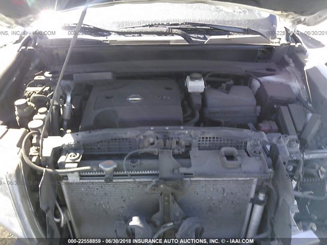 5N1AR2MN2FC643691 - 2015 NISSAN PATHFINDER S/SV/SL/PLATINUM 白色 照片 10