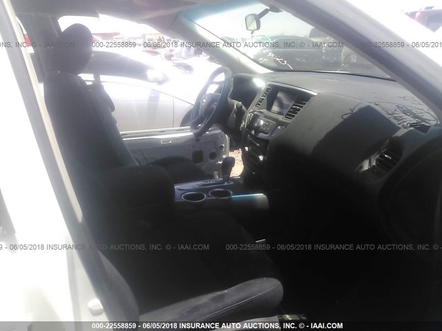 5N1AR2MN2FC643691 - 2015 NISSAN PATHFINDER S/SV/SL/PLATINUM 白色 照片 5
