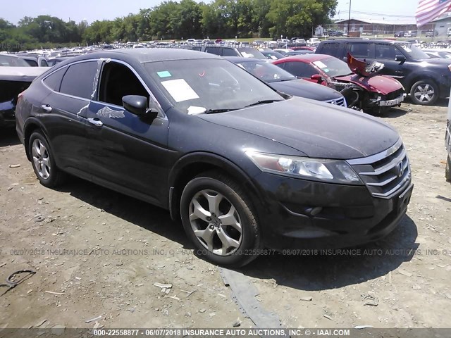 5J6TF1H52CL000466 - 2012 HONDA CROSSTOUR EXL BLACK photo 1