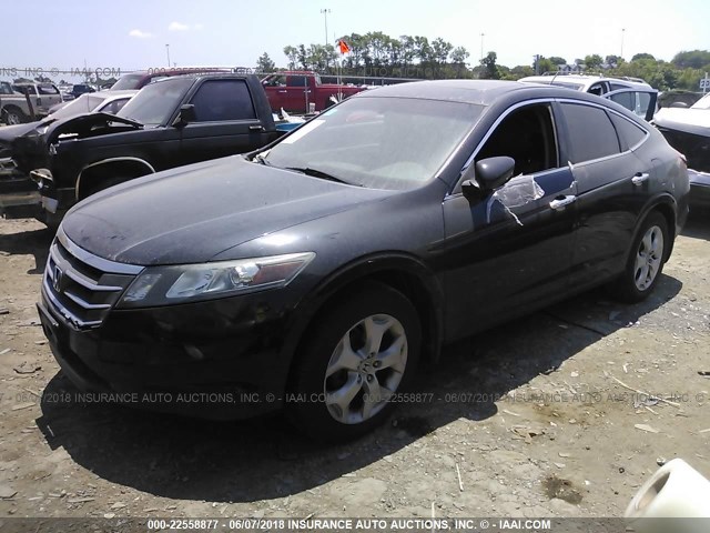 5J6TF1H52CL000466 - 2012 HONDA CROSSTOUR EXL BLACK photo 2