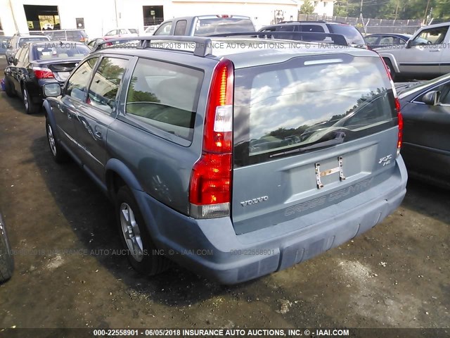 YV1SZ58D121070102 - 2002 VOLVO V70 XC GREEN photo 3