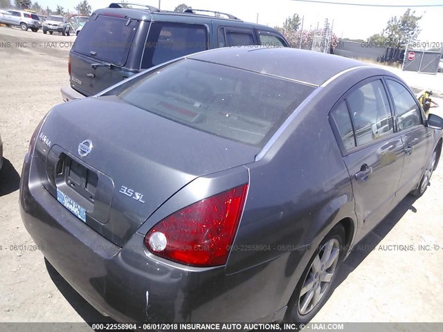 1N4BA41EX5C862581 - 2005 NISSAN MAXIMA SE/SL GRAY photo 4