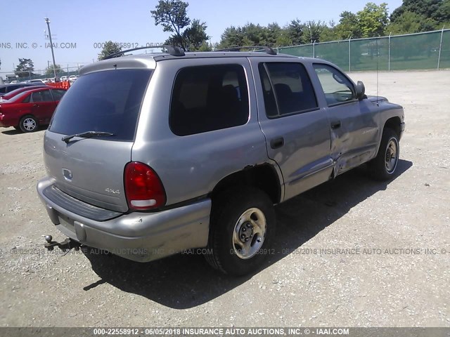 1B4HS28Y2XF692396 - 1999 DODGE DURANGO GRAY photo 4