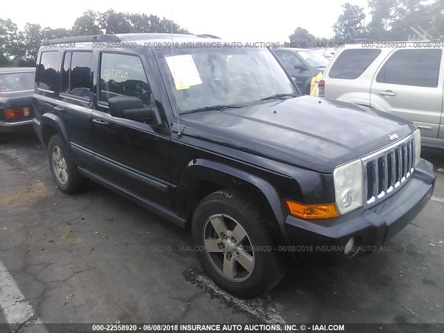 1J8HG48K28C145698 - 2008 JEEP COMMANDER SPORT შავი ფოტო 1