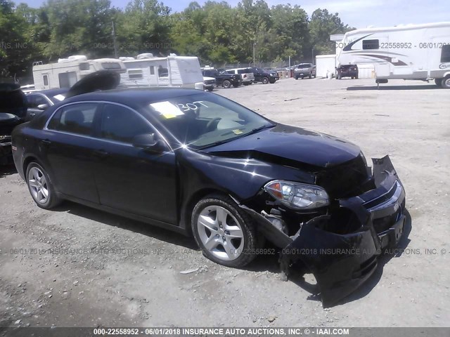 1G1ZB5E01CF153746 - 2012 CHEVROLET MALIBU LS GRAY photo 1