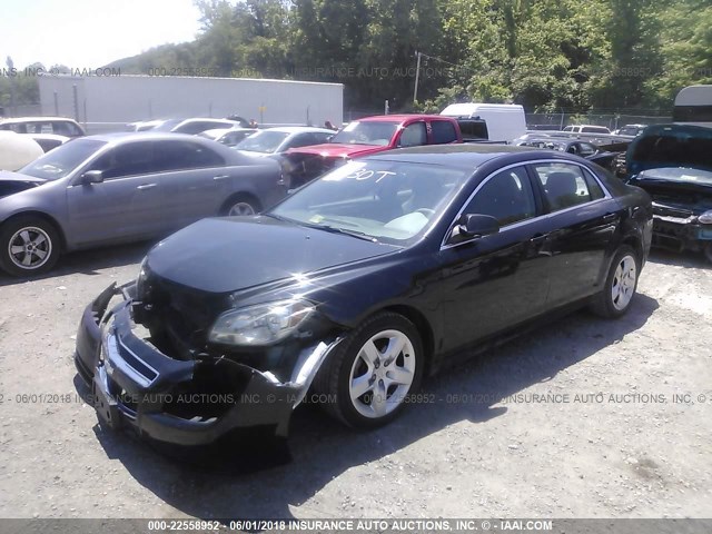 1G1ZB5E01CF153746 - 2012 CHEVROLET MALIBU LS GRAY photo 2