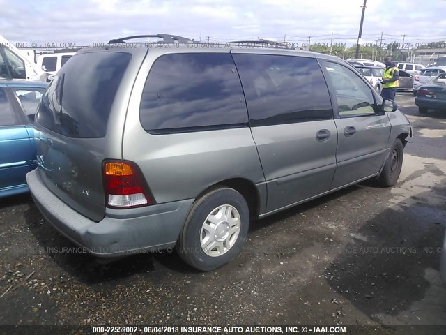 2FMZA5144YBA83165 - 2000 FORD WINDSTAR LX GREEN photo 4