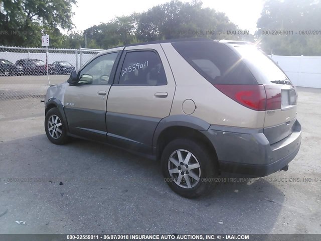 3G5DA03E62S533771 - 2002 BUICK RENDEZVOUS CX TAN photo 3