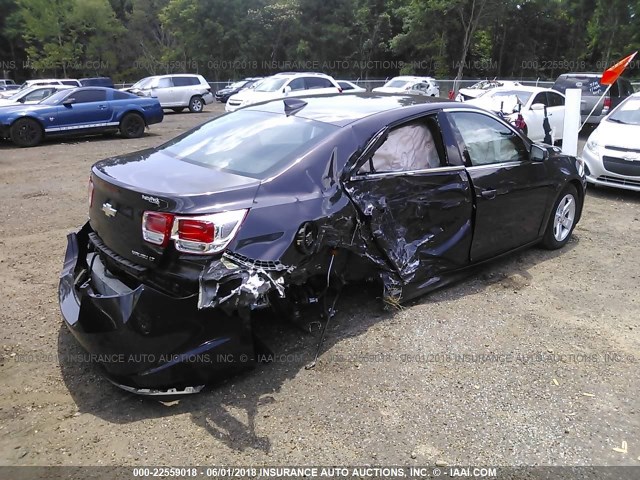 1G11C5SL5FF242541 - 2015 CHEVROLET MALIBU 1LT 紫色 照片 4