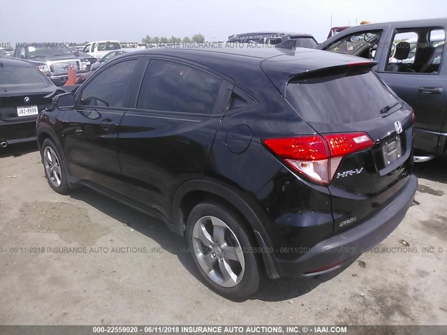 3CZRU5H56GM747967 - 2016 HONDA HR-V EX BLACK photo 3