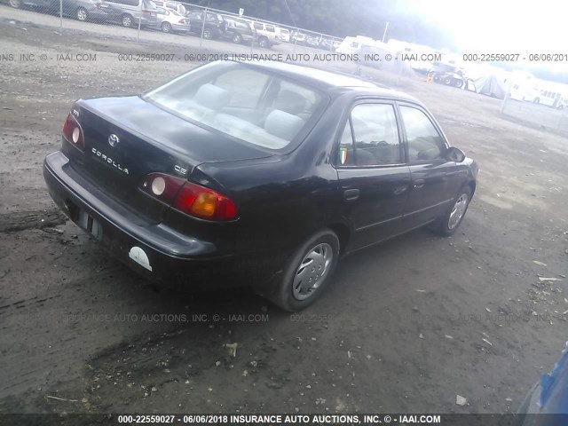 2T1BR12E12C518852 - 2002 TOYOTA COROLLA CE/LE/S BLACK photo 4