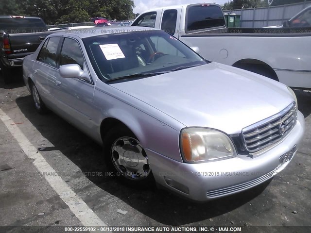 1G6KE57Y5YU214234 - 2000 CADILLAC DEVILLE DHS SILVER photo 1