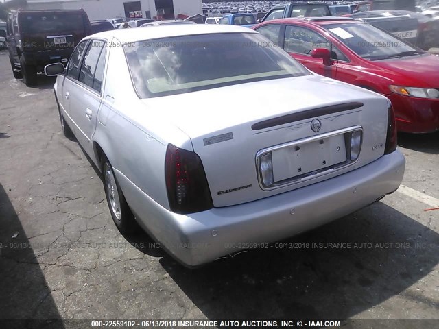 1G6KE57Y5YU214234 - 2000 CADILLAC DEVILLE DHS SILVER photo 3